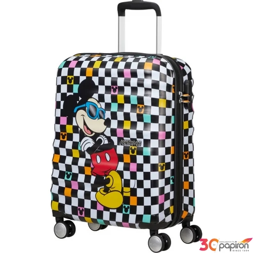 American Tourister bőrönd Wavebreaker Disney Spin.55/20 152579/A080-Mickey Check