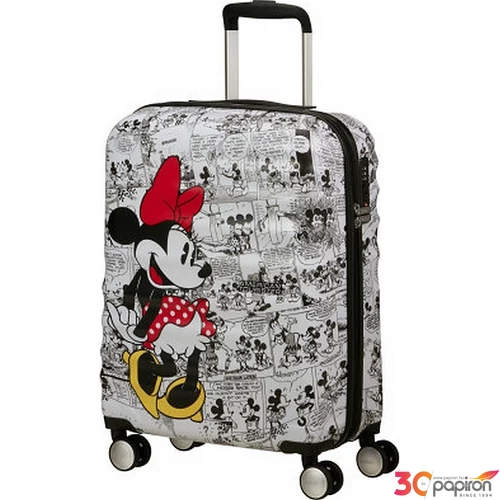 American Tourister bőrönd Wavebreaker Disney Spin.55/20 152579/7484-Minnie Comics Whi