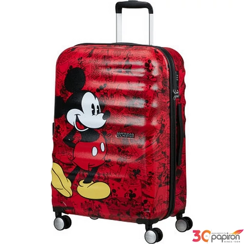American Tourister bőrönd Wavebreaker Disney Spin.67/24 152581/6976-Mickey Comics Red