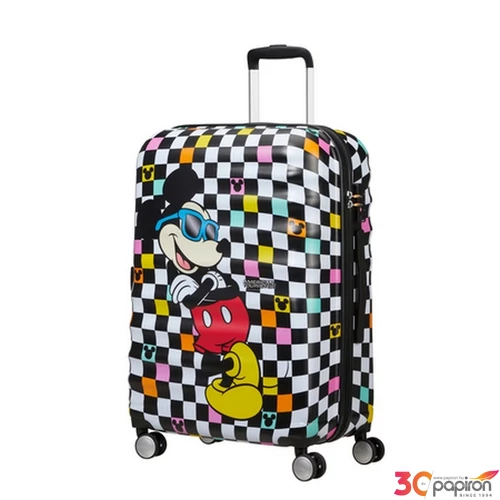 American Tourister bőrönd Wavebreaker Disney Spin.67/24 Disney 85670/A080-Mickey Check