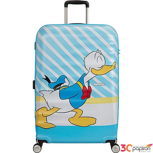 American Tourister bőrönd Wavebreaker Disney SPIN 77/28 85673/8661 Donald Blue Kiss