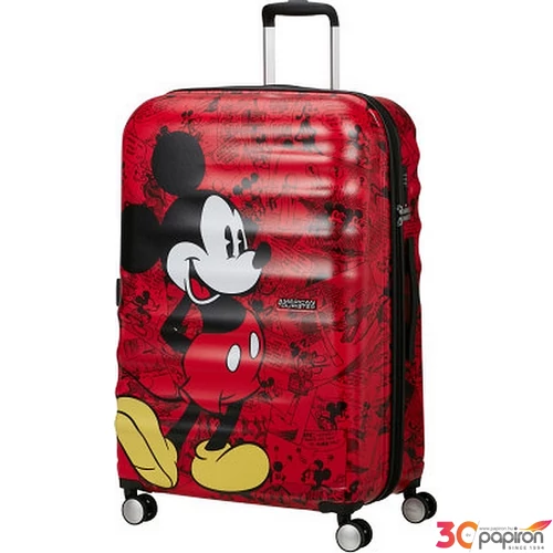 American Tourister bőrönd Wavebreaker Disney Spin.77/28 152584/6976-Mickey Comics Red