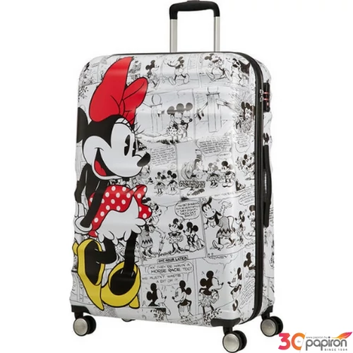 American Tourister bőrönd Wavebreaker Disney SPIN 77/28 85673/7484-Minnie Comics White