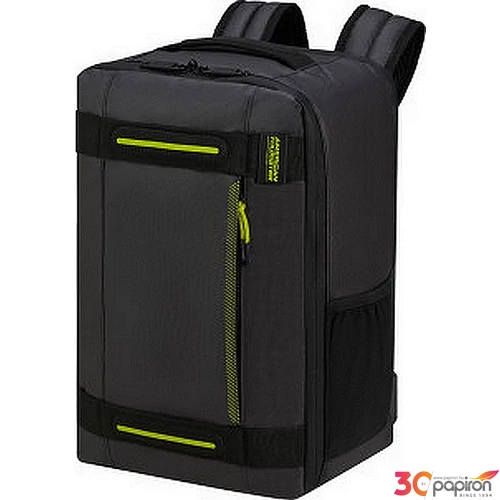 American Tourister hátizsák Cabin Backpack Coated Urban Track Black/Lime-151308/A185