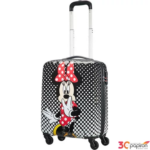 American Tourister kabinbőrönd ALPHA TWIST 2.0 Disney Legends 55/20 92699/4755 MinnieMouse PolkaDots pöttyös