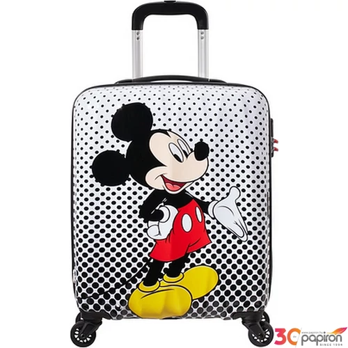 American Tourister kabinbőrönd ALPHA TWIST 2.0 Disney Legends 55/20 92699/7483 Mickey Mouse Polka Dot