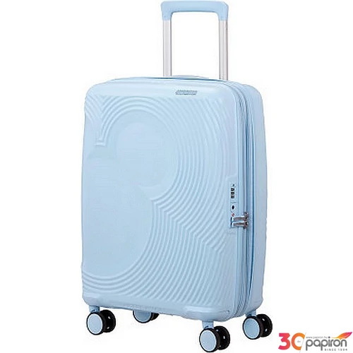 American Tourister kabinbőrönd Mickey Magic Spinner 55/20 Exp Tsa 158710/A841 Pastel Blue