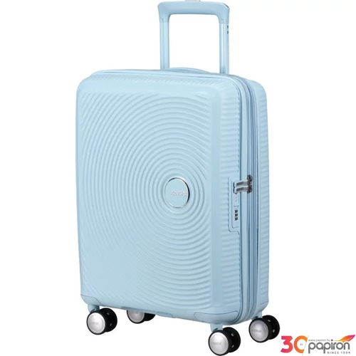 American Tourister kabinbőrönd Soundbox 55/20 40x55x20/23cm 2,6kg 4kerekű 88472/8365 Pastel Blue