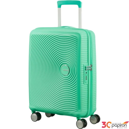 American Tourister kabinbőrönd Soundbox Spinner 55/20 Tsa Exp 88472/2535-Deep Mint