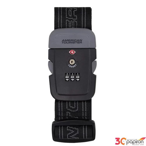 American Tourister POGGYÁSZÖV LUGGAGE BELT TSA 159207/1062-BLACK/GREY