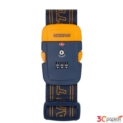American Tourister POGGYÁSZÖV LUGGAGE BELT TSA 159207/6032-NAVY/ORANGE