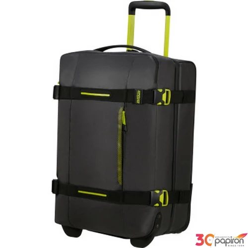 American Tourister utazótáska Duffle/Wh S Coated Urban Track Black/Lime-150027/A185