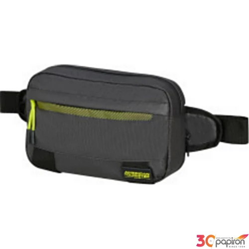 American Tourister válltáska Sling Bag Coated Urban Track Black/Lime-151307/A185