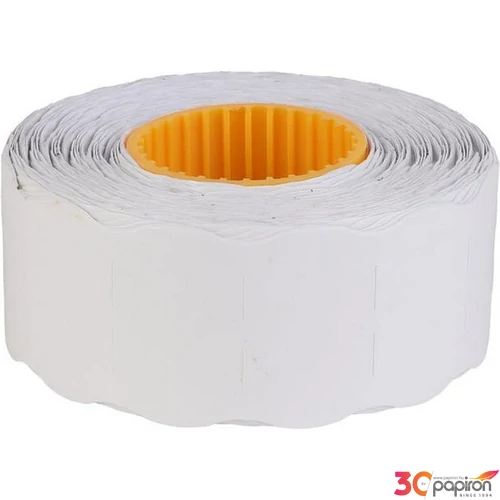 Árazószalag 25x16 'C' fehér  1csom/10tek