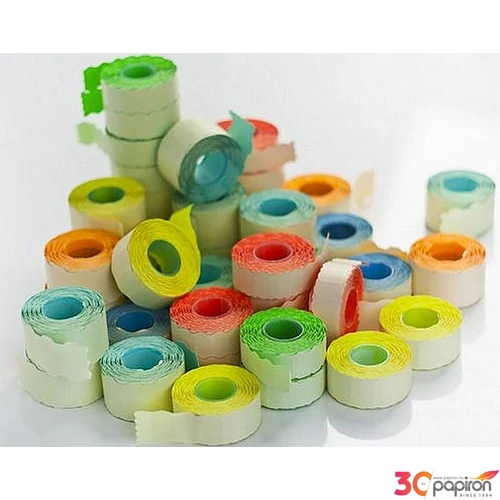 Árazószalag 25x16 mm kék 10 db/cs