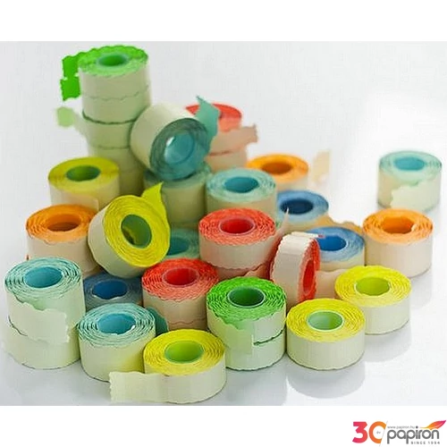Árazószalag 25x16 mm narancs 10 db/cs