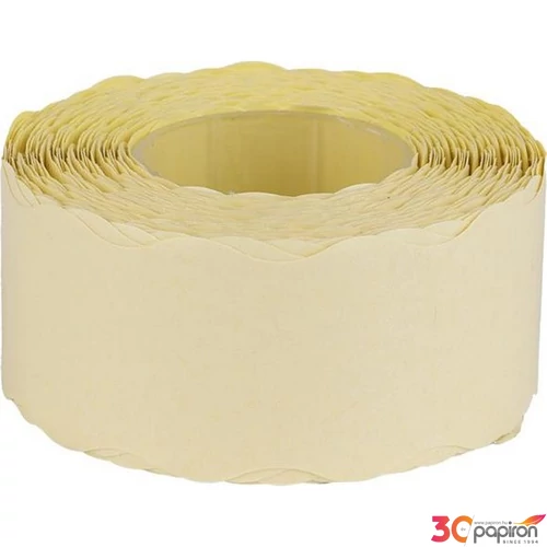 Árazószalag 25x16 mm sárga 10 db/cs