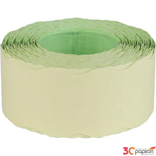 Árazószalag 25x16mm zöld  ISKZ