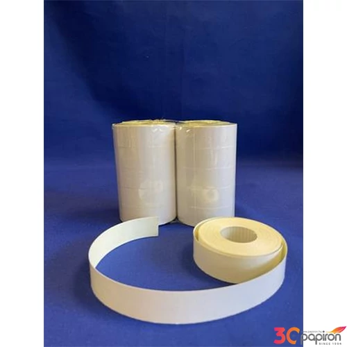 Árazószalag folyamatos 22mm x 14,5m fehér IS22FO