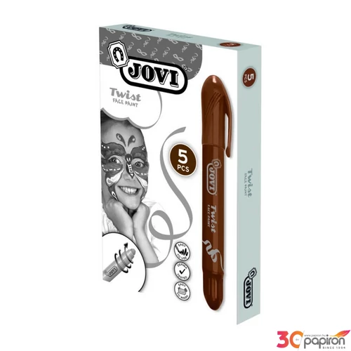 Arcfesték Jovi Twist barna 6g