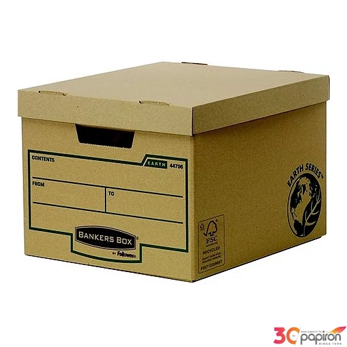 Archiváló konténer Fellowes 270x335x391mm BANKERS BOX EARTH SERIES Iratrendezés FELLOWES 4470601