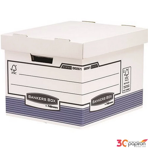 Archiváló konténer Fellowes 333x285x390mm BANKERS BOX® SYSTEM kék Iratrendezés FELLOWES 0026101