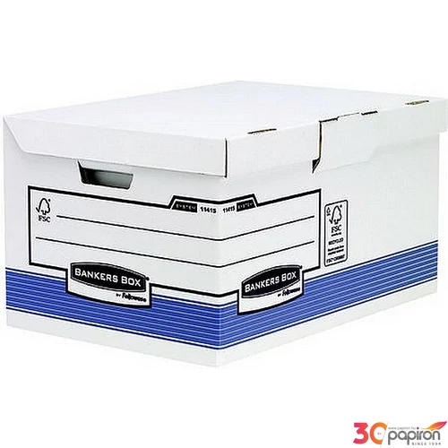 Archiváló konténer Fellowes BANKERS BOX® SYSTEM csapófedeles kék Iratrendezés FELLOWES 1141501