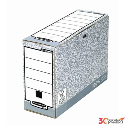 Archiválódoboz Fellowes kék 100mm BANKERS BOX® SYSTEM Iratrendezés FELLOWES 1080501