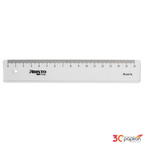 Vonalzó 16cm egyenes Aristo GEOCollege víztiszta AH23017