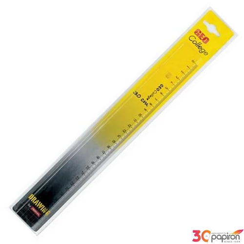 Vonalzó 30cm egyenes Aristo GEOCollege víztiszta AH23030