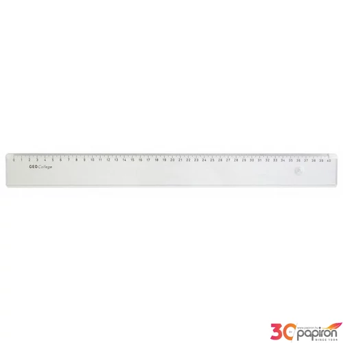 Vonalzó 40cm egyenes Aristo GEOCollege víztiszta AH23040