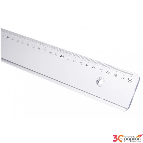 Vonalzó 50cm egyenes Aristo GEOCollege víztiszta AH23050