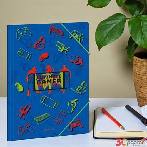 Ars Una Gumis mappa A4 22' Ultimate Gamer 50211418 350gr vastag kartonból