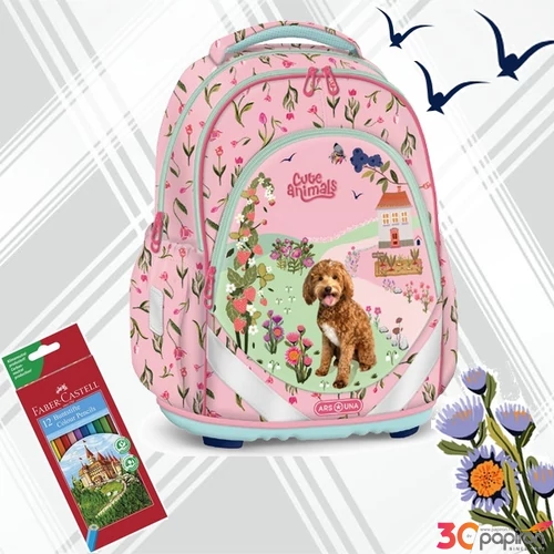 Ars una iskolatáska Anatómiai Cute Animals Doggie (5458) 25 kutyás 54564589 kutya