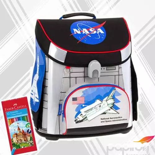 Ars una iskolatáska kompakt21 NASA - űrhajós mágneszáras 54490789 mágneszáras iskolatáska prémium