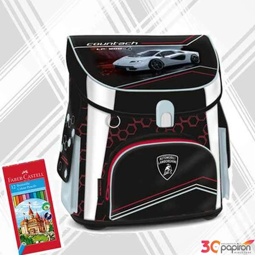 Ars una iskolatáska kompakt Lamborghini 23 54492547 mágneszár 3év garancia alsósokn