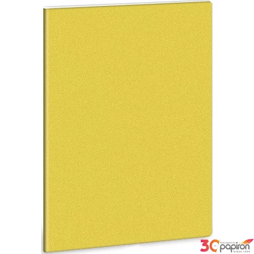 Füzet 20-40 A5 sima Ars Una Glitter sárga 93155557 prémium minőségű füzet