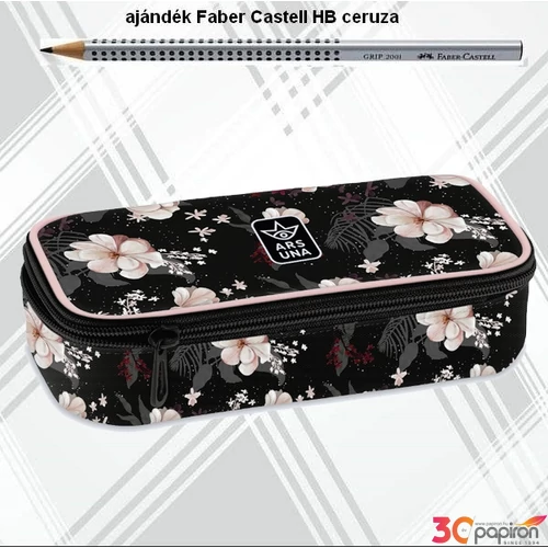 Ars Una Tinédzser tolltartó 24 Flowery black (5374) 56163742 kamaszolnak legfontosabb írósze