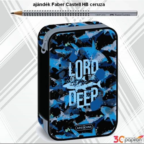 Tolltartó többszintes Ars Una Lord of the Deep cápa (5337) 24 54950907 nagyméretű írószertartókkal plu