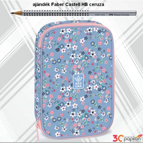 Tolltartó többszintes Ars Una Pearl Blossom blue (5376) prémium 54950928 nagyméretű írószertartókkal plu
