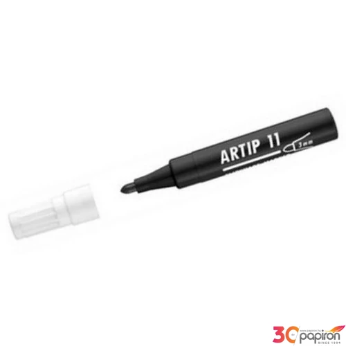 Artip 11 marker fekete 3mm kerek hegyű flipchart marker ICO táblamarker