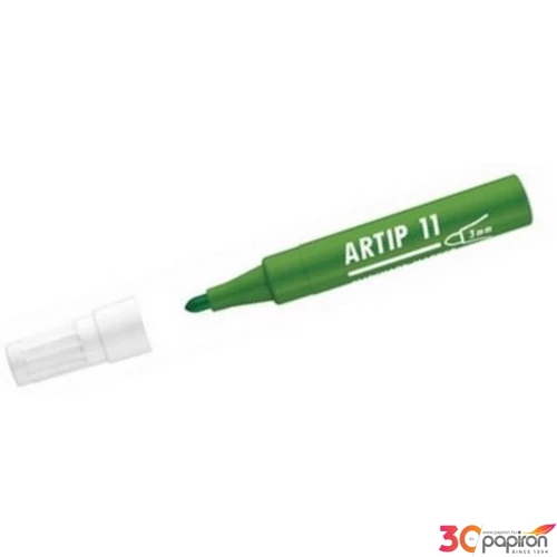 Artip 11 marker zöld 3mm kerek hegyű flipchart marker ICO táblamarker