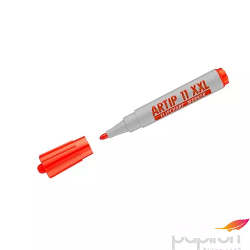 Artip 11 XXL marker piros 3mm kerek hegyű flipchart marker ICO táblamarker