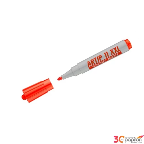 Artip 11 XXL marker piros 3mm kerek hegyű flipchart marker ICO táblamarker