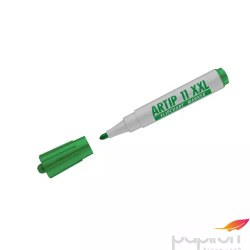 Artip 11 XXL marker zöld 3mm kerek hegyű flipchart marker ICO táblamarker