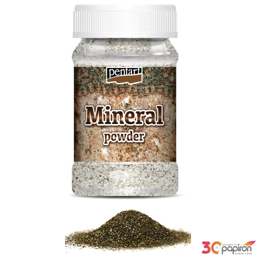 Ásványpor finom Pentart platinum-gránit - minimum 130 gr