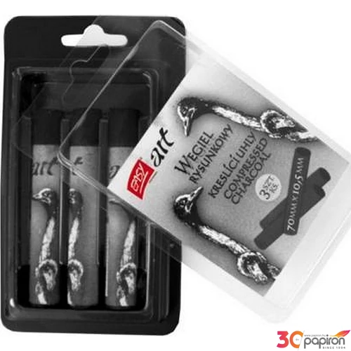 Szén kréta kerek 3db-os 70x10,5mm