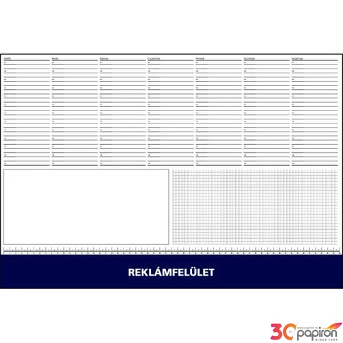 Asztali könyöklő 2025 7141-04 kék Realsystem 2025 kollekció!