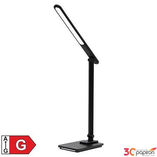 Asztali lámpa LED szabályozható fém éjjeli fény HOME fekete