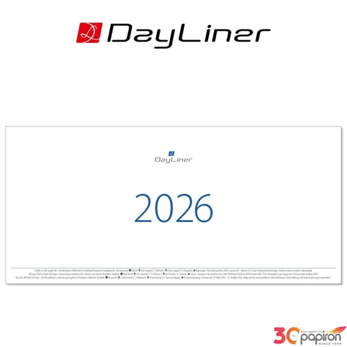 Asztali naptár 2026 Club tömb Dayliner 2026-os kollekció
